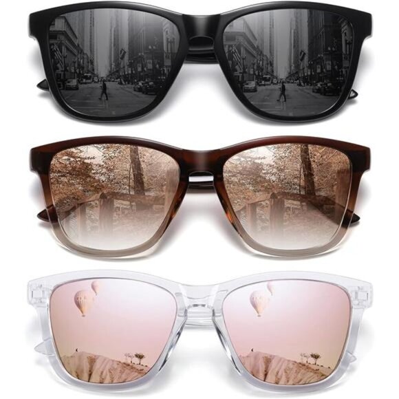 Polarized Trendy Classic Retro Designer Style Fashion UV400 Protection